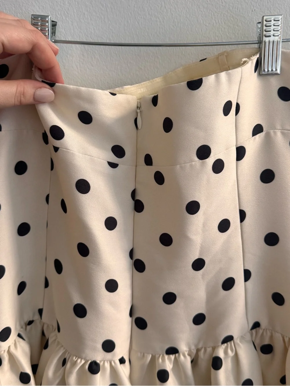 Self Portrait Strapless Midi Polka Dot Gown - Picture 5 of 6